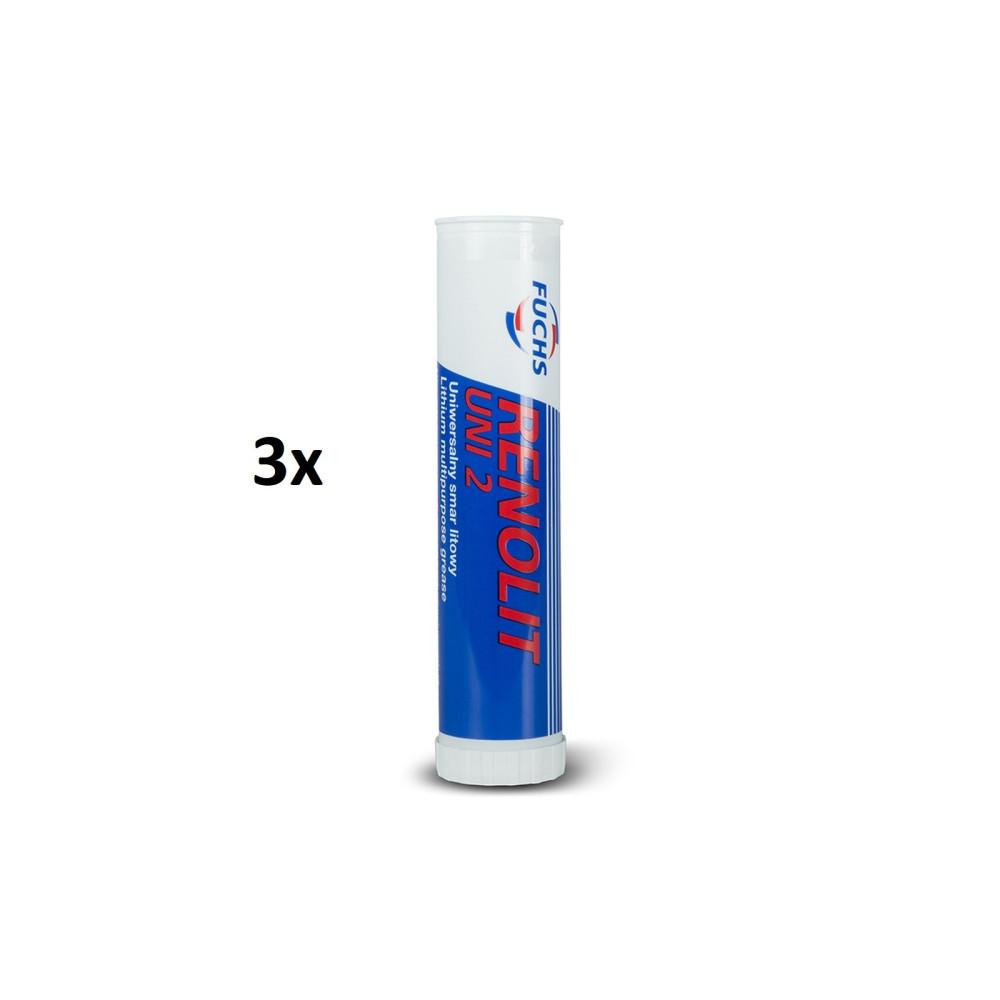 ZESTAW 3 SMARÓW RENOLIT UNI 42 KARTUSZ 400g