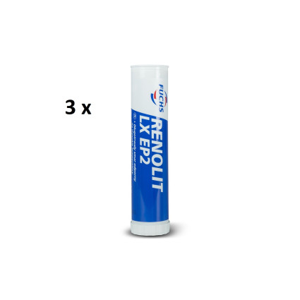 Zestaw 3 Smary renolit LX-EP 2 KARTUSZ 400g