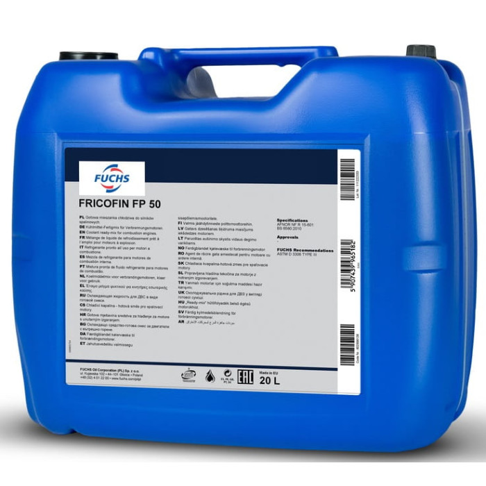 Płyn chłodniczy FUCHS FRICOFIN FP 50, 20 l