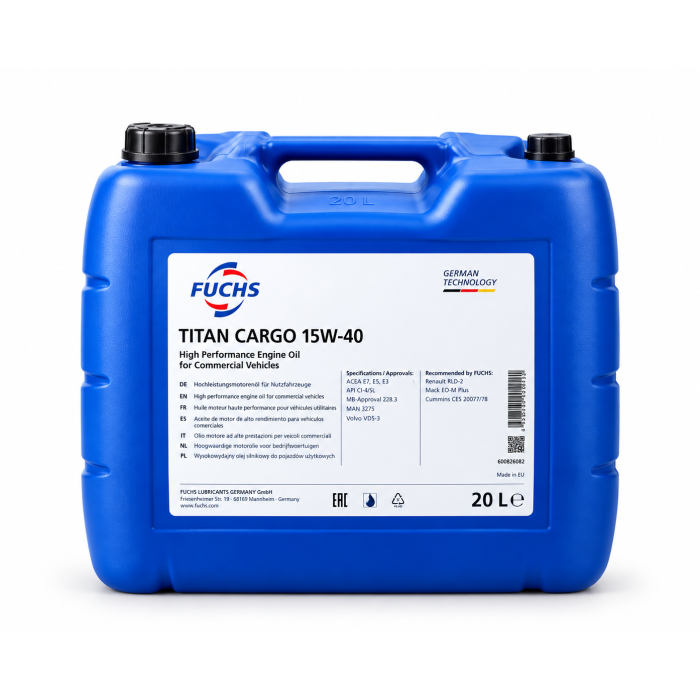 Olej silnikowy FUCHS TITAN CARGO 15W-40 20L