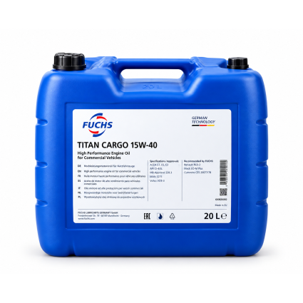 Olej silnikowy FUCHS TITAN CARGO 15W-40 20L